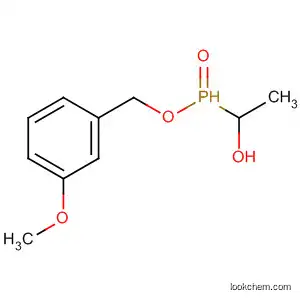 Molecular Structure of 88648-20-8 (Phosphinic acid, (1-hydroxyethyl)-, (3-methoxyphenyl)methyl ester)