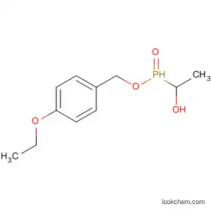 Molecular Structure of 88648-24-2 (Phosphinic acid, (1-hydroxyethyl)-, (4-ethoxyphenyl)methyl ester)