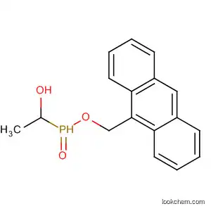 Molecular Structure of 88648-44-6 (Phosphinic acid, (1-hydroxyethyl)-, 9-anthracenylmethyl ester)