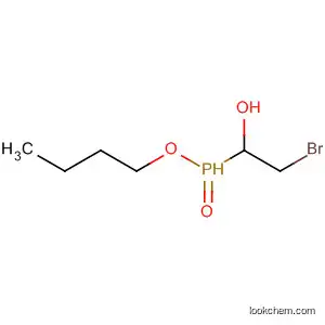 Molecular Structure of 88648-58-2 (Phosphinic acid, (2-bromo-1-hydroxyethyl)-, butyl ester)