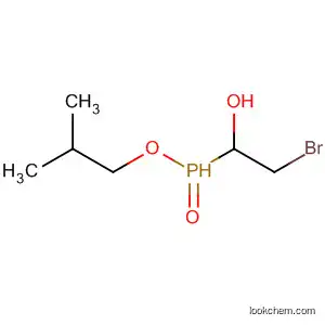 Molecular Structure of 88648-59-3 (Phosphinic acid, (2-bromo-1-hydroxyethyl)-, 2-methylpropyl ester)