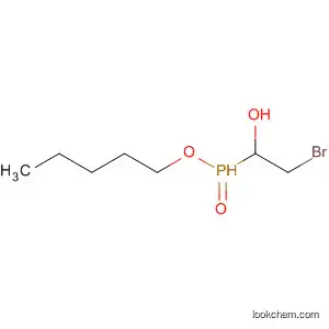 Molecular Structure of 88648-61-7 (Phosphinic acid, (2-bromo-1-hydroxyethyl)-, pentyl ester)