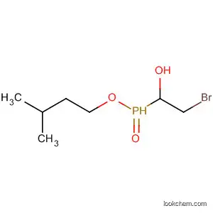 Molecular Structure of 88648-71-9 (Phosphinic acid, (2-bromo-1-hydroxyethyl)-, 3-methylbutyl ester)