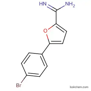 Molecular Structure of 88649-40-5 (2-Furancarboximidamide, 5-(4-bromophenyl)-)