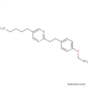 Molecular Structure of 88945-29-3 (Pyrimidine, 2-[2-(4-ethoxyphenyl)ethyl]-5-pentyl-)