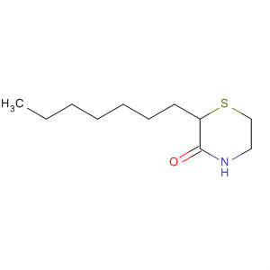 3-Thiomorpholinone, 2-heptyl-