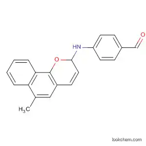 Molecular Structure of 88989-03-1 (Benzaldehyde, 4-[(6-methyl-2H-naphtho[1,2-b]pyran-2-yl)amino]-)