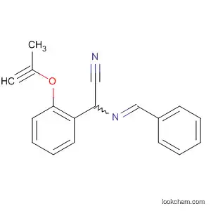 Molecular Structure of 88989-42-8 (Benzeneacetonitrile, a-[(phenylmethylene)amino]-2-(2-propynyloxy)-)