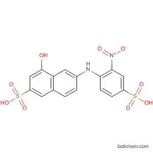 Molecular Structure of 89023-40-5 (2-Naphthalenesulfonic acid, 4-hydroxy-6-[(2-nitro-4-sulfophenyl)amino]-)