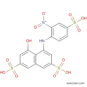Molecular Structure of 89023-45-0 (2,7-Naphthalenedisulfonic acid,
4-hydroxy-5-[(2-nitro-4-sulfophenyl)amino]-)