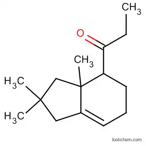 Molecular Structure of 89094-32-6 (1-Propanone,
1-(2,3,3a,4,5,6-hexahydro-2,2,3a-trimethyl-1H-inden-4-yl)-)
