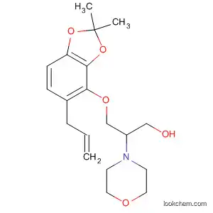 Molecular Structure of 89097-21-2 (4-Morpholineethanol,
a-[[[2,2-dimethyl-5-(2-propenyl)-1,3-benzodioxol-4-yl]oxy]methyl]-)