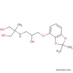 Molecular Structure of 89097-34-7 (1,3-Propanediol,
2-[[3-[(2,2-dimethyl-1,3-benzodioxol-4-yl)oxy]-2-hydroxypropyl]amino]-2-
methyl-)