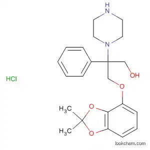 Molecular Structure of 89097-58-5 (1-Piperazineethanol,
a-[[(2,2-dimethyl-1,3-benzodioxol-4-yl)oxy]methyl]-4-phenyl-,
monohydrochloride)