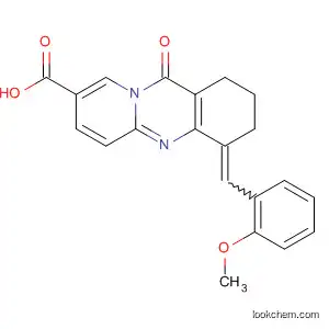 Molecular Structure of 89098-40-8 (1H-Pyrido[2,1-b]quinazoline-8-carboxylic acid,
2,3,4,11-tetrahydro-4-[(2-methoxyphenyl)methylene]-11-oxo-)