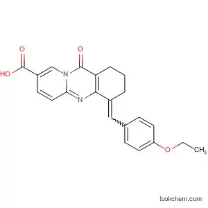 Molecular Structure of 89098-46-4 (1H-Pyrido[2,1-b]quinazoline-8-carboxylic acid,
4-[(4-ethoxyphenyl)methylene]-2,3,4,11-tetrahydro-11-oxo-)
