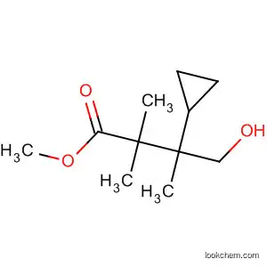 Molecular Structure of 89186-23-2 (Cyclopropanebutanoic acid, 3-(hydroxymethyl)-2,2-dimethyl-, methyl
ester, trans-)