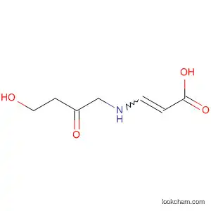 Molecular Structure of 89186-32-3 (2-Propenoic acid, 3-[(4-hydroxy-2-oxobutyl)amino]-)