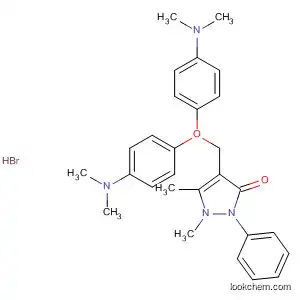 Molecular Structure of 89186-69-6 (3H-Pyrazol-3-one,
4-[bis[4-(dimethylamino)phenyl]hydroxymethyl]-1,2-dihydro-1,5-dimethyl
-2-phenyl-, monohydrobromide)