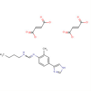 Methanimidamide, N-butyl-N'-[4-(1H-imidazol-4-yl)-2-methylphenyl]-,  (2E)-2-butenedioate (1:2)