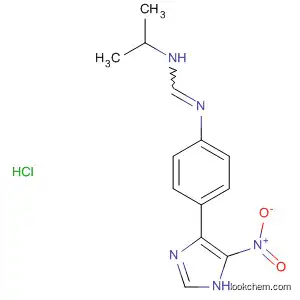 Molecular Structure of 89258-85-5 (Methanimidamide,
N-(1-methylethyl)-N'-[4-(5-nitro-1H-imidazol-4-yl)phenyl]-,
monohydrochloride)