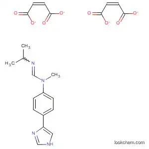 Molecular Structure of 89258-90-2 (Methanimidamide,
N-[4-(1H-imidazol-4-yl)phenyl]-N-methyl-N'-(1-methylethyl)-,
(2Z)-2-butenedioate (1:2))