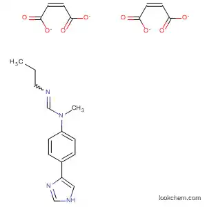 Molecular Structure of 89258-92-4 (Methanimidamide, N-[4-(1H-imidazol-4-yl)phenyl]-N-methyl-N'-propyl-,
(2Z)-2-butenedioate (1:2))