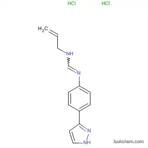 Molecular Structure of 89258-98-0 (Methanimidamide, N-2-propenyl-N'-[4-(1H-pyrazol-3-yl)phenyl]-,
dihydrochloride)