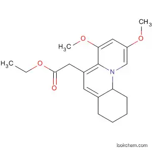 1H-Benzo[c]quinolizine-6-acetic acid,
2,3,4,4a-tetrahydro-7,9-dimethoxy-, ethyl ester