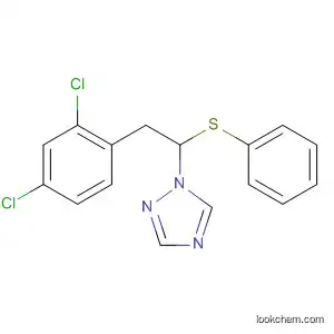 Molecular Structure of 89442-36-4 (1H-1,2,4-Triazole, 1-[2-(2,4-dichlorophenyl)-1-(phenylthio)ethyl]-)