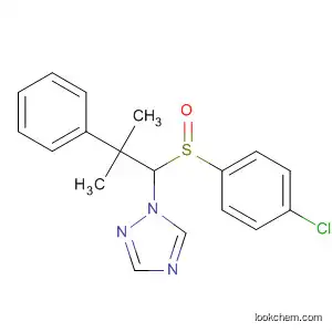 Molecular Structure of 89442-41-1 (1H-1,2,4-Triazole,
1-[1-[(4-chlorophenyl)sulfinyl]-2-methyl-2-phenylpropyl]-)