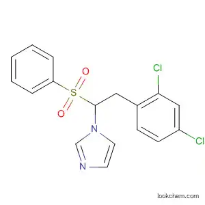 Molecular Structure of 89442-42-2 (1H-Imidazole, 1-[2-(2,4-dichlorophenyl)-1-(phenylsulfonyl)ethyl]-)