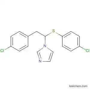 Molecular Structure of 89442-52-4 (1H-Imidazole, 1-[2-(4-chlorophenyl)-1-[(4-chlorophenyl)thio]ethyl]-)