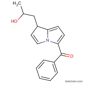 Molecular Structure of 89442-78-4 (Methanone, [2,3-dihydro-1-(2-hydroxypropyl)-1H-pyrrolizin-5-yl]phenyl-)