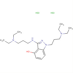 1H-Indazol-4-ol,  1-[3-(diethylamino)propyl]-3-[[3-(diethylamino)propyl]amino]-,  dihydrochloride