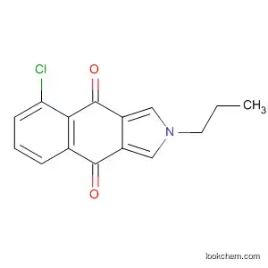 Molecular Structure of 89479-39-0 (2H-Benz[f]isoindole-4,9-dione, 5-chloro-2-propyl-)