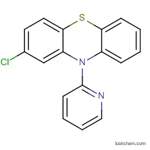 Molecular Structure of 89480-05-7 (10H-Phenothiazine, 2-chloro-10-(2-pyridinyl)-)