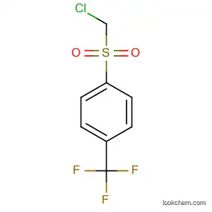 Molecular Structure of 89520-72-9 (Benzene, 1-[(chloromethyl)sulfonyl]-4-(trifluoromethyl)-)