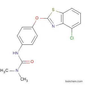Molecular Structure of 89570-47-8 (Urea, N'-[4-[(4-chloro-2-benzothiazolyl)oxy]phenyl]-N,N-dimethyl-)