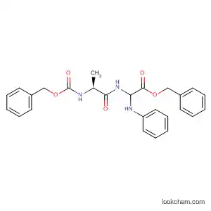 Molecular Structure of 89626-26-6 (Glycine, 2-(phenylamino)-N-[N-[(phenylmethoxy)carbonyl]-L-alanyl]-,
phenylmethyl ester)