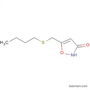 Molecular Structure of 89660-66-2 (3(2H)-Isoxazolone, 5-[(butylthio)methyl]-)