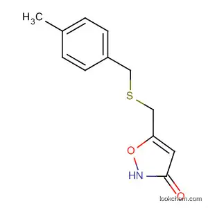 Molecular Structure of 89660-80-0 (3(2H)-Isoxazolone, 5-[[[(4-methylphenyl)methyl]thio]methyl]-)