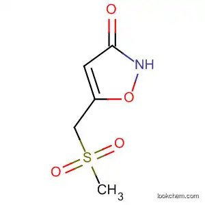 Molecular Structure of 89661-24-5 (3(2H)-Isoxazolone, 5-[(methylsulfonyl)methyl]-)