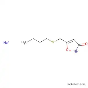 Molecular Structure of 89661-27-8 (3(2H)-Isoxazolone, 5-[(butylthio)methyl]-, sodium salt)