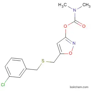 Molecular Structure of 89661-38-1 (Carbamic acid, dimethyl-,
5-[[[(3-chlorophenyl)methyl]thio]methyl]-3-isoxazolyl ester)