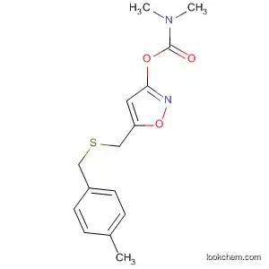 Molecular Structure of 89661-43-8 (Carbamic acid, dimethyl-,
5-[[[(4-methylphenyl)methyl]thio]methyl]-3-isoxazolyl ester)