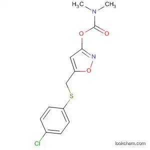 Molecular Structure of 89661-46-1 (Carbamic acid, dimethyl-, 5-[[(4-chlorophenyl)thio]methyl]-3-isoxazolyl
ester)