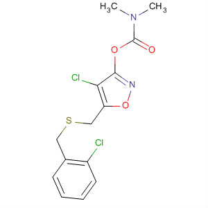 Carbamic acid, dimethyl-,  4-chloro-5-[[[(2-chlorophenyl)methyl]thio]methyl]-3-isoxazolyl ester
