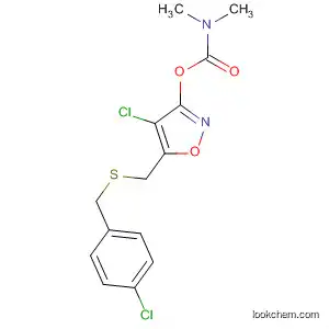 Molecular Structure of 89661-55-2 (Carbamic acid, dimethyl-,
4-chloro-5-[[[(4-chlorophenyl)methyl]thio]methyl]-3-isoxazolyl ester)