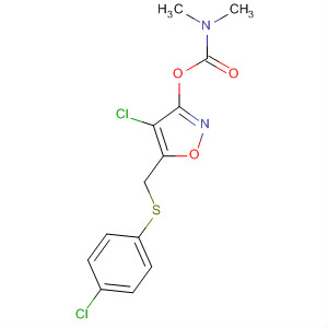 Carbamic acid, dimethyl-,  4-chloro-5-[[(4-chlorophenyl)thio]methyl]-3-isoxazolyl ester